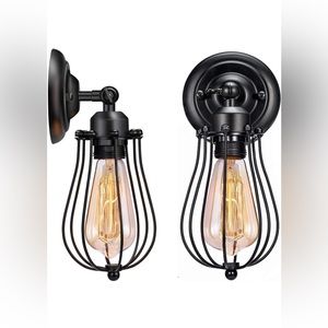 COPY - Industrial Wire Cage Sconce 2 Pack